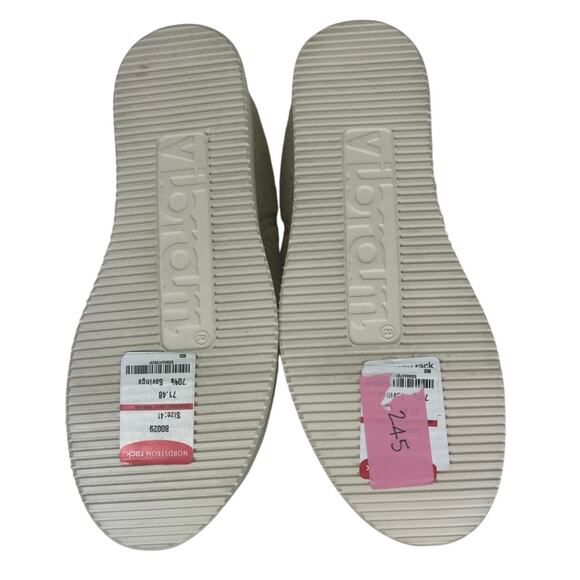 P448 Baby Lama Teddy Off White Vibram Sole Slip On Shoe Size 10 /EU 41 Slipper - Picture 10 of 10